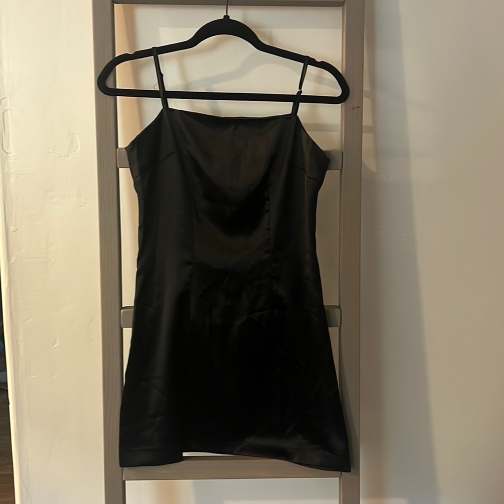 Satin mini dress